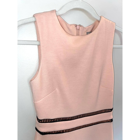 ASOS size 2 sleeveless pink midi dress cut out detail 0038 - Picture 5 of 11
